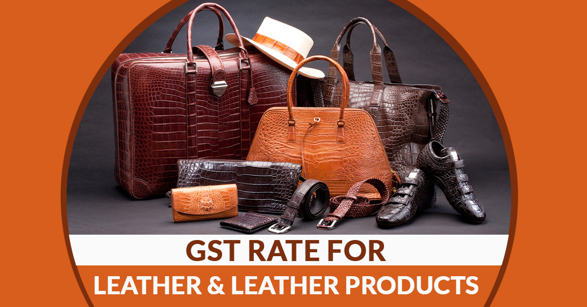 GST Rate for Leather Products